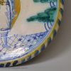 Royal blue dash London delft charger 'William III', circa 1689-1702