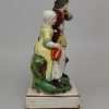 Staffordshire pearlware pottery figure of the musicians, circa 1820