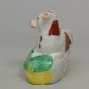 Staffordshire pottery cow, circa 1860