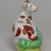 Staffordshire pottery cow, circa 1860