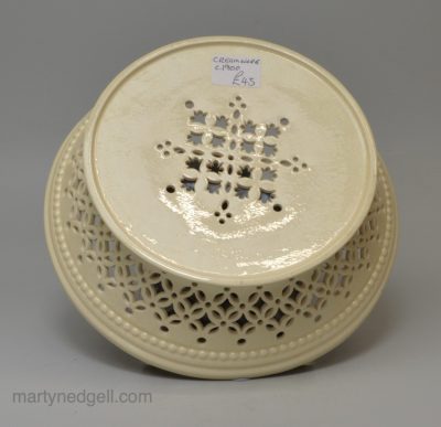 Creamware pottery stand, circa 1947 made by J T Morton