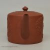 Small Staffordshire red stoneware tea pot, circa 1760