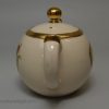 Commemorative pottery tea pot made for the coronation of King Edward VII, circa 1902