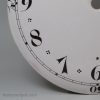 French tin glaze clock face, circa 1780