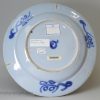 Bristol delft polychrome plate with a bianco bianco border, circa 1750