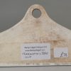 White terracotta part glaze bin label 'HOCK', circa 1850
