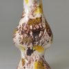 Pearlware pottery model of a chicken decorated with colours under the glaze, circa 1800