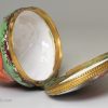South Staffordshire enamel bonbonniére moulded as a cow, circa 1770