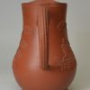 Small Staffordshire red stoneware coffee pot, circa 1760