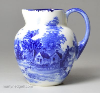 Royal Doulton miniature jug decorated with the Norfolk Pattern, circa 1910