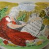 Porcelain jug celebrating the peace after Waterloo in 1817