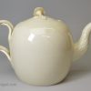 Creamware pottery teapot, circa 1770