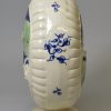 Pearlware pottery flask or large tea canister moulded with scenes from Othello, circa 1800