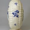 Pearlware pottery flask or large tea canister moulded with scenes from Othello, circa 1800