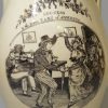 Commemorative creamware jug, Washington and American Tars, circa 1800