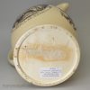 Commemorative creamware jug, Washington and American Tars, circa 1800