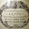 Wedgwood creamware pottery commemorative jug Admiral Keppel and 'Success to the Colerain Volunteers, circa 1780