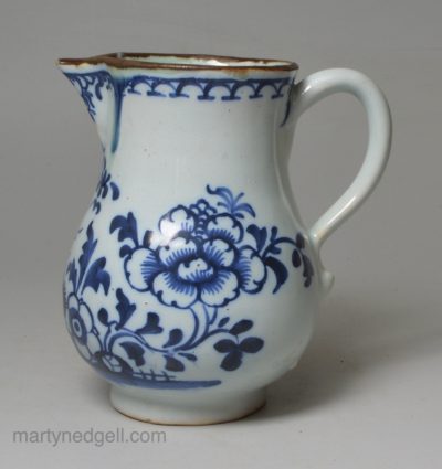 Liverpool delft cream jug, circa1750