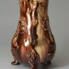 Creamware pottery jug decorated with Whieldon type glazes, circa 1770