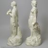 Rare paid of figures Bacchus and Venus by Neale and Co, circa 1780