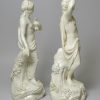 Rare paid of figures Bacchus and Venus by Neale and Co, circa 1780