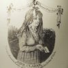 Commemorative creamware jug Mrs Clarke scandal, circa 1810