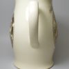 Commemorative creamware jug Mrs Clarke scandal, circa 1810