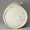 Commemorative creamware jug Mrs Clarke scandal, circa 1810