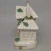 Staffordshire porcelain cottage pastille burner, circa 1840