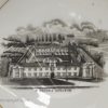 English porcelain saucer decorated with a print of 'ST DAVID'S COLLEGE', circa 1870