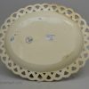 Creamware pottery stand, Circa 1800