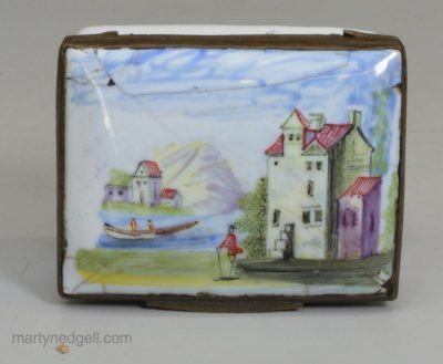 French enamel snuff box, circa 1850