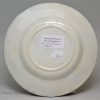 Commemorative pearlware pottery small plate WILLIAM III No Surrender, circa 1830