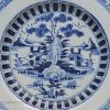 London delft plate, circa 1760