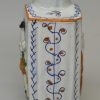 Prattware pottery 'Macaroni' tea canister, circa 1820