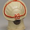 Creamware pottery snuff box moulded as a ladies head, circa 1780