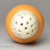 Mochaware pepper pot decorated with a dendritic design, circa 1820