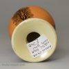 Mochaware pepper pot decorated with a dendritic design, circa 1820