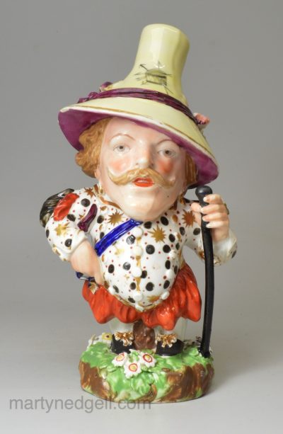 Derby porcelain Mansion House Dwarf, circa 1800