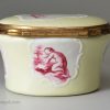 South Staffordshire enamel snuff box painted with cherubs, circa 1780