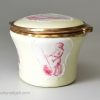 South Staffordshire enamel snuff box painted with cherubs, circa 1780