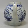 Lidless pearlware China glaze teapot, circa 1800