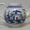 Lidless pearlware China glaze teapot, circa 1800
