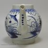 Lidless pearlware China glaze teapot, circa 1800