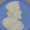 Wedgwood jasper ware disc of Edward II, circa 1800