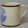 Pearlware pottery child's mug 'A TRIFLE FOR JOHN', circa 1820