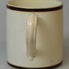 Pearlware pottery child's mug 'A TRIFLE FOR JOHN', circa 1820