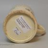 Creamware pottery mug 'PHEBY THOMAS 1791'