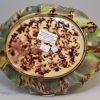 Creamware pottery dish decorated with Whieldon type colours under the glaze, circa 1770
