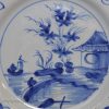 Delftfield, Glasgow delft plate, circa 1750